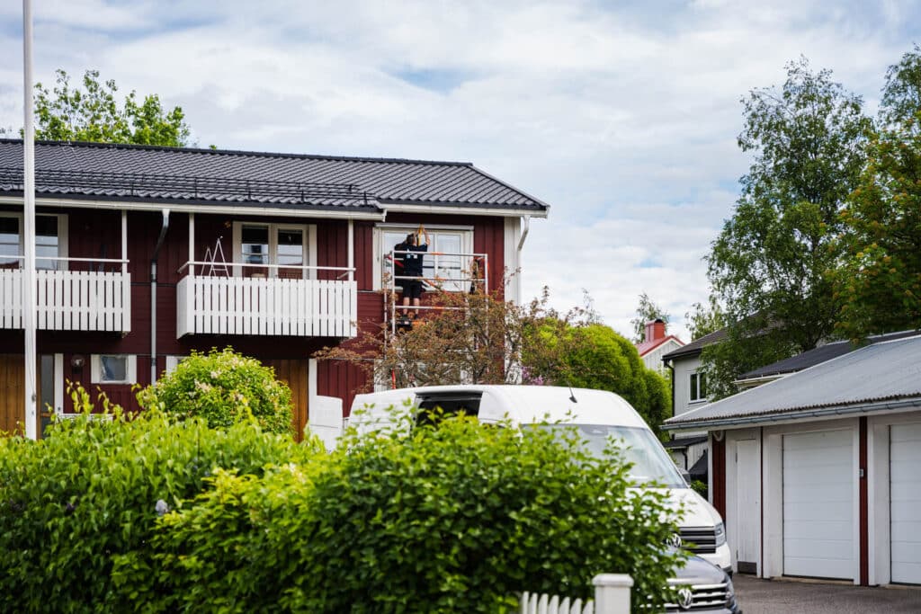 Fasadrenovering Umeå Hagafönster