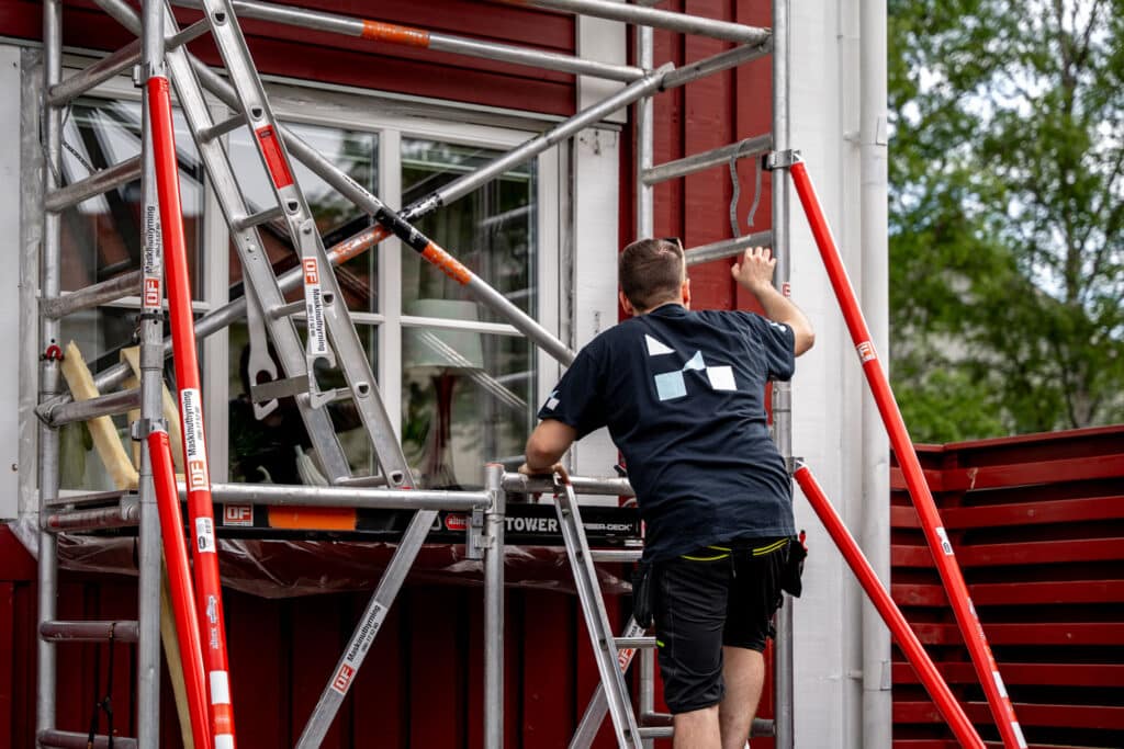 Fasadrenovering Umeå Hagafönster